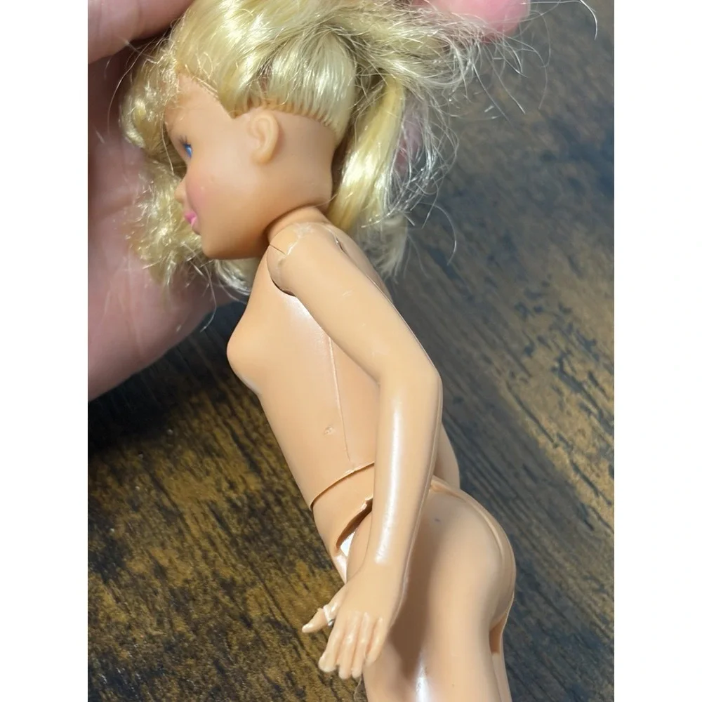Vintage Mattel Barbie Slipper Doll 1980s 1990s Pop Off Head